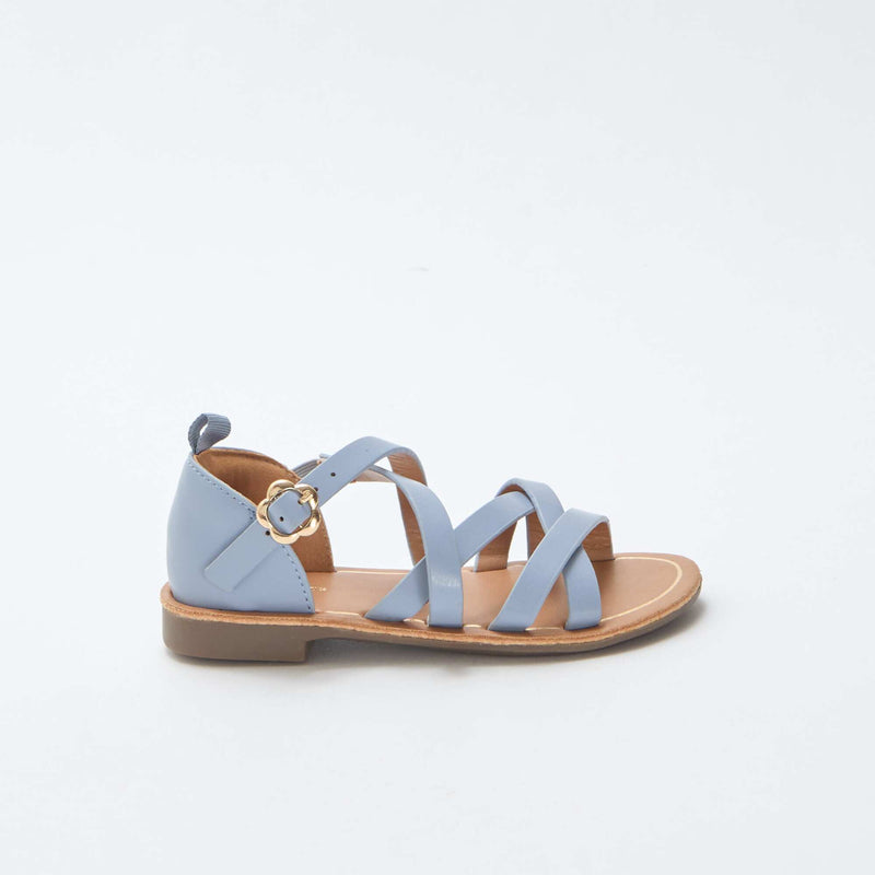 Sandales brides unie