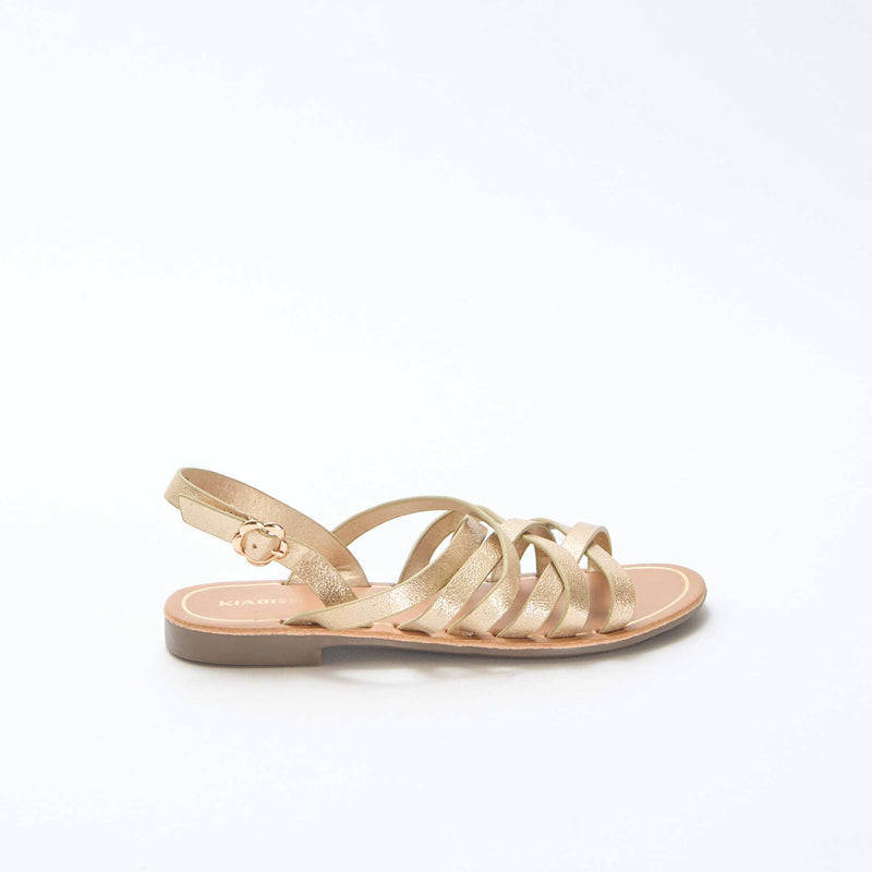 Sandales à brides avec boucles