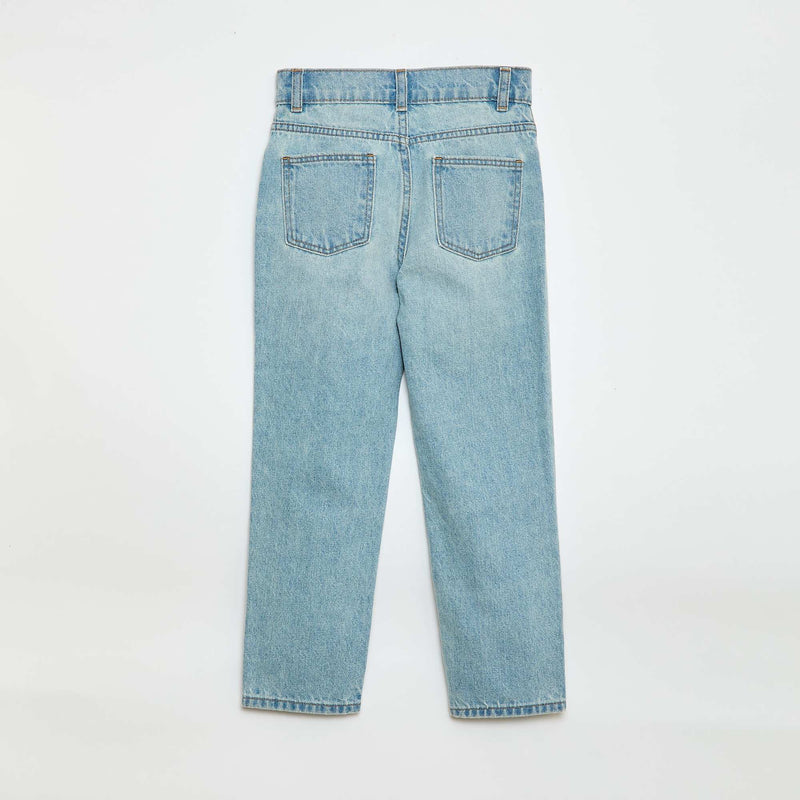 Pantalon en denim à taille haute