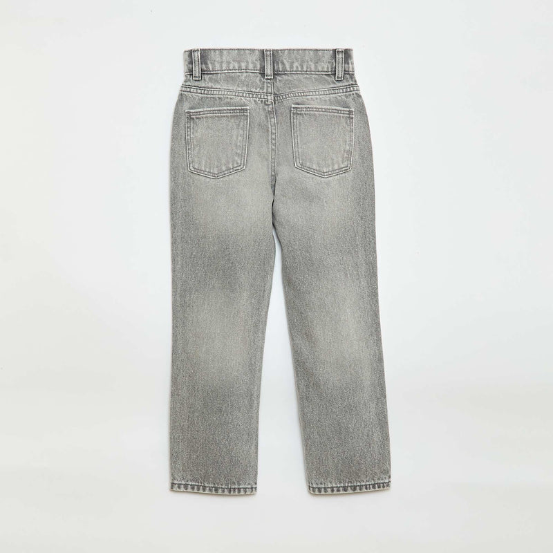 Pantalon en denim à taille haute