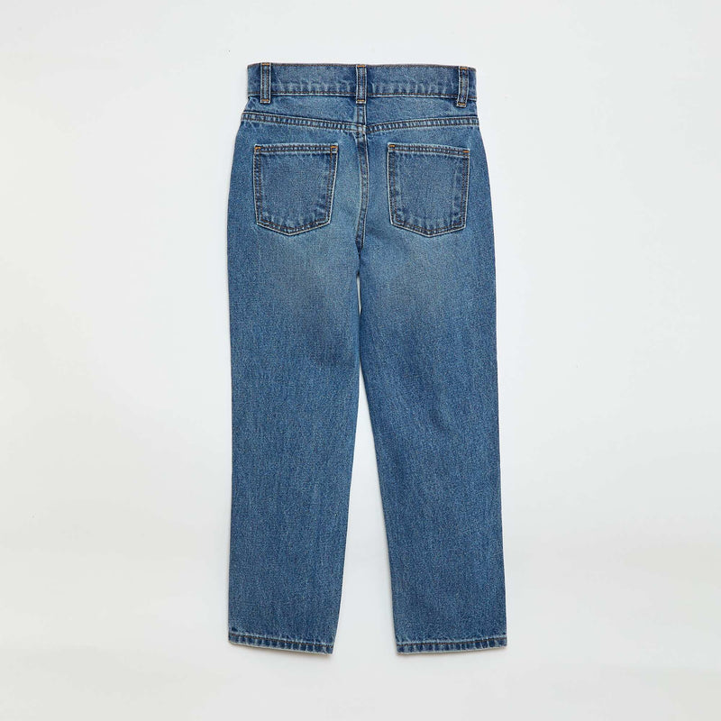 Pantalon en denim à taille haute