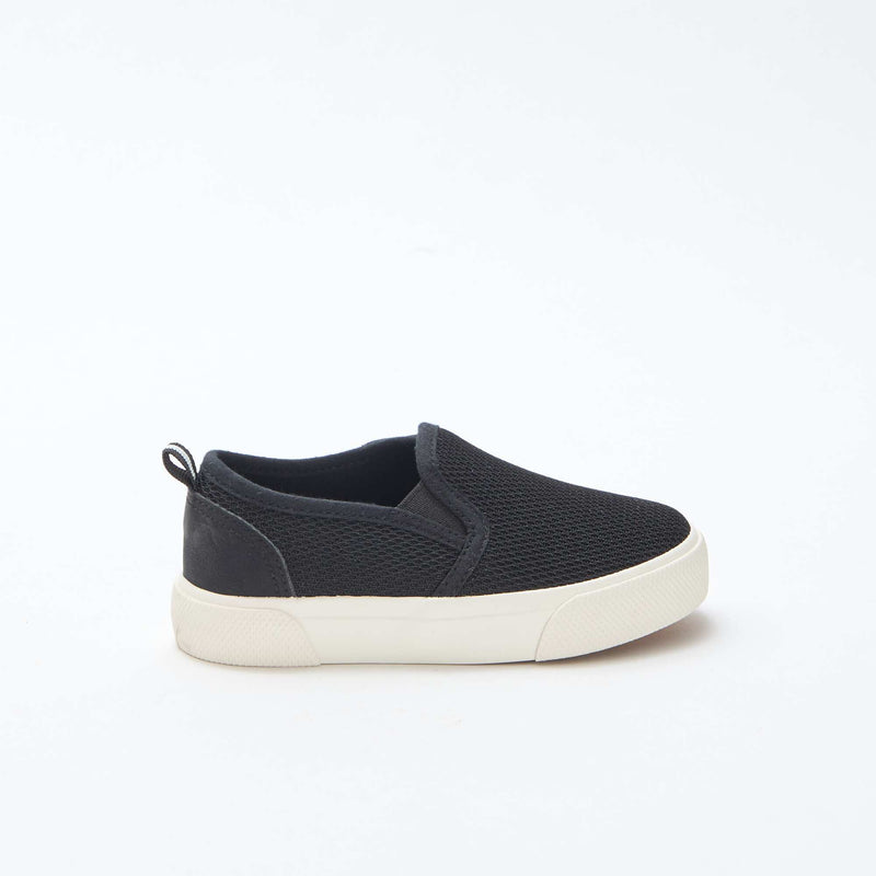 Basket slip-on en mesh uni