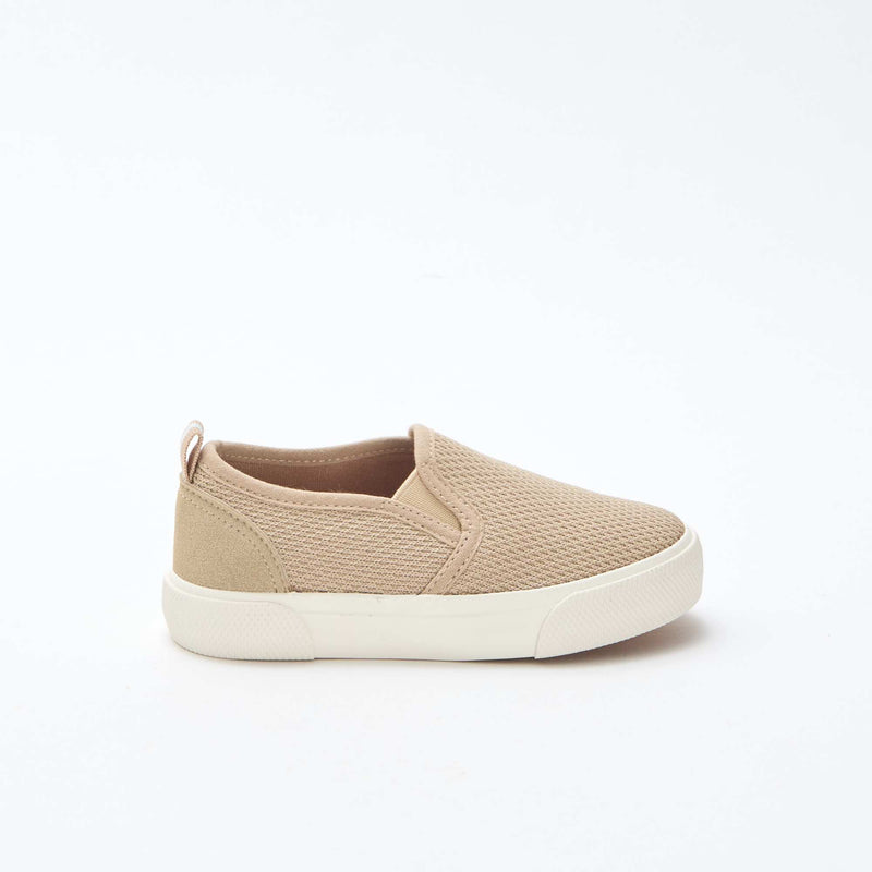 Basket slip-on en mesh uni