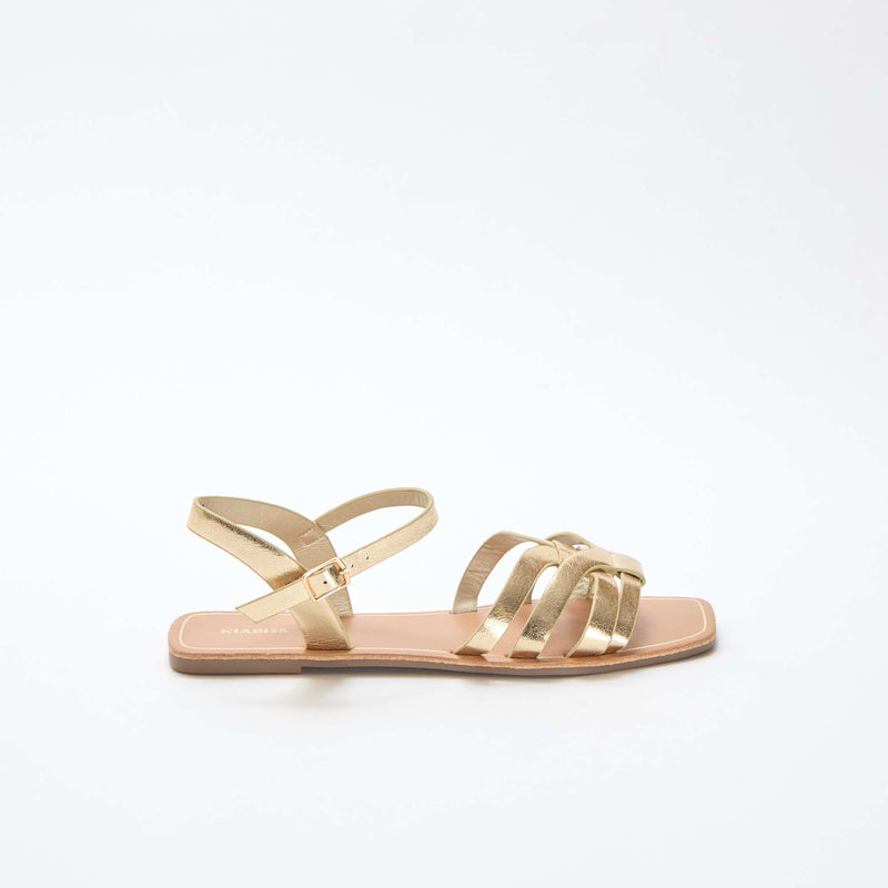 Sandales en bride croisée