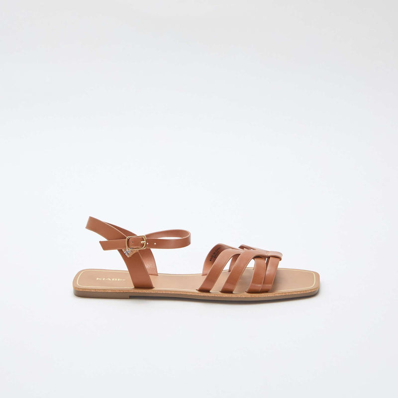 Sandales en bride croisée