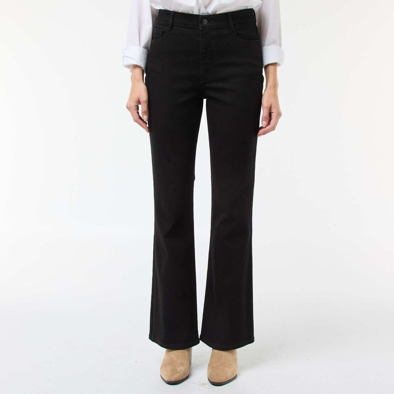 Jean coupe flare/bootcut à taille haute