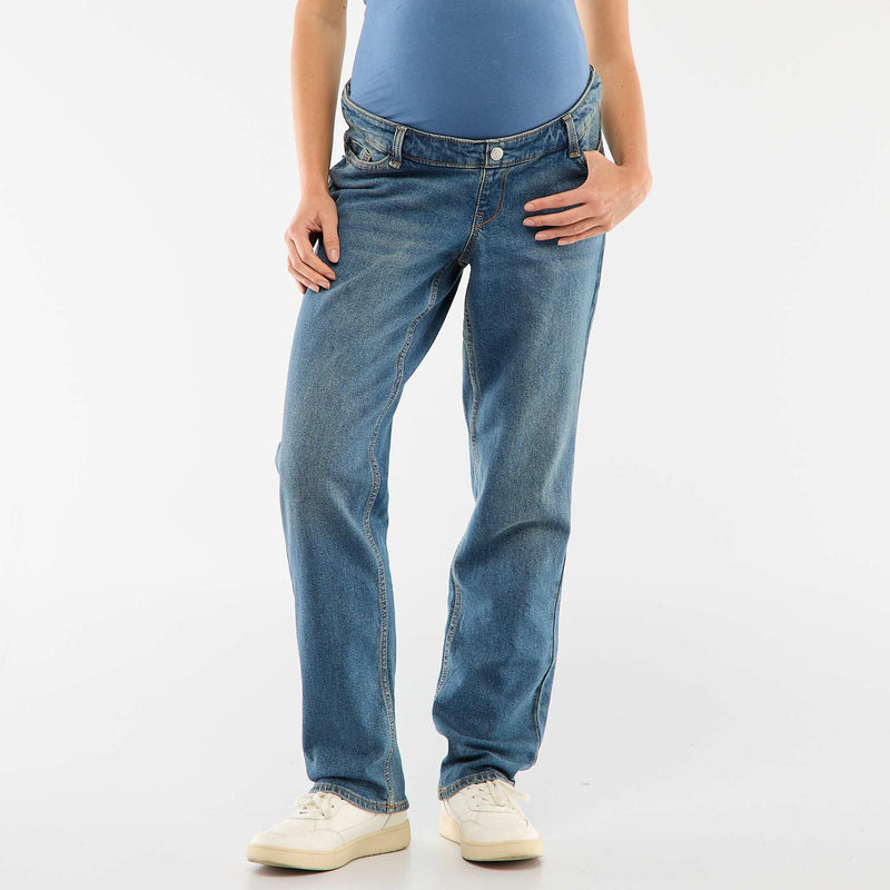 Pantalon grossesse avec ceinture stretch