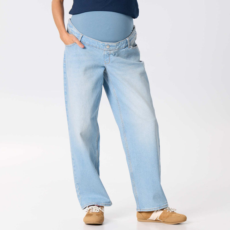 Pantalon grossesse avec ceinture stretch – Unique – Kiabi Maroc