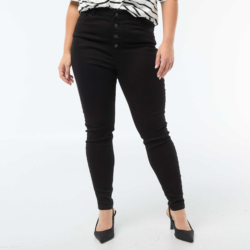 Pantalon skinny taille très haute - L30