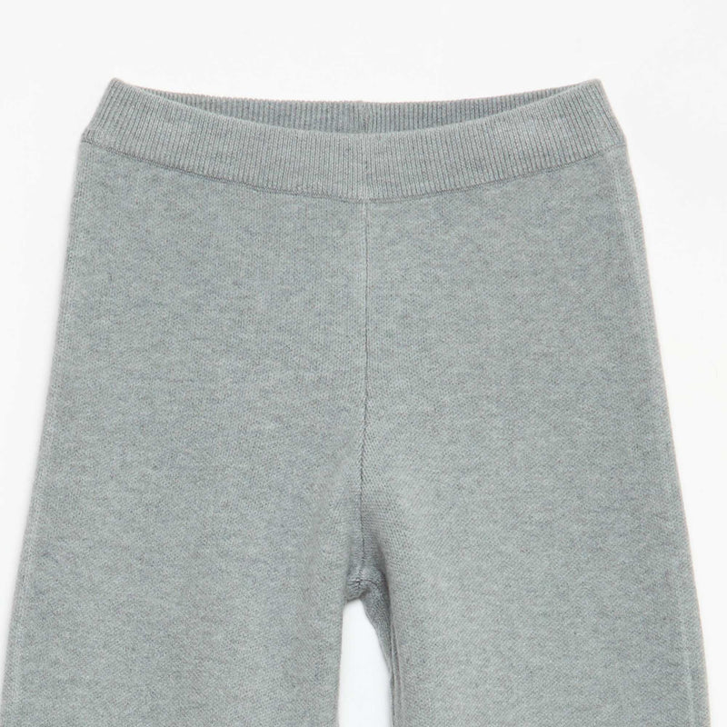 Pantalon wide leg en tricot