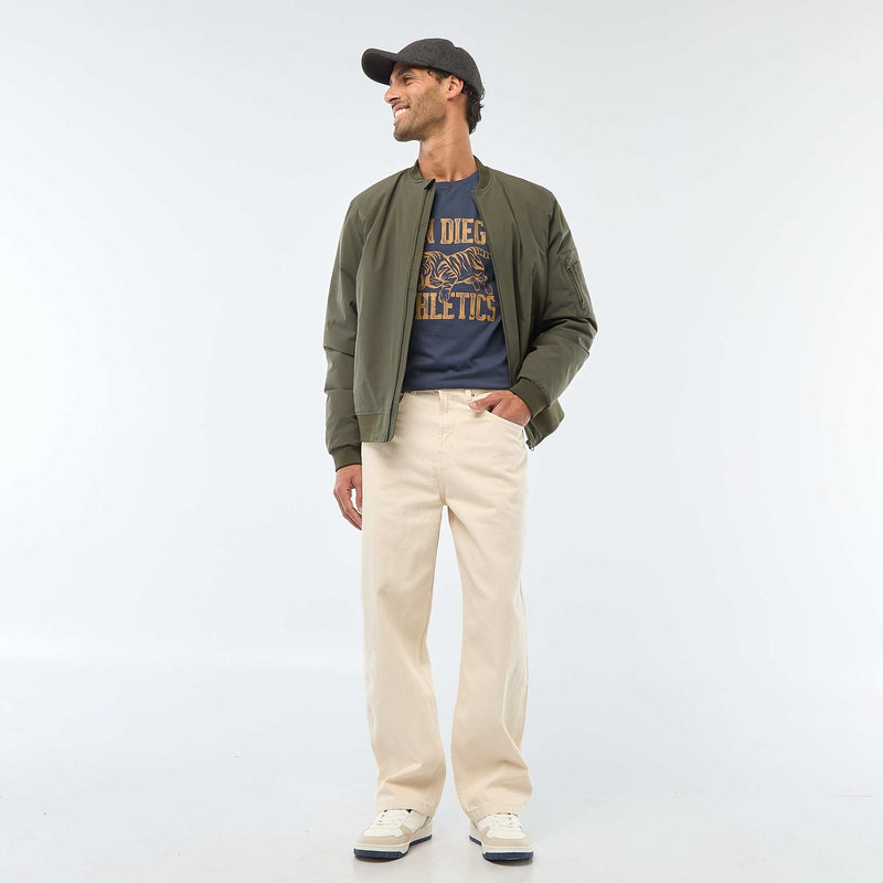 T-shirt à col rond et manches courtes imprimé