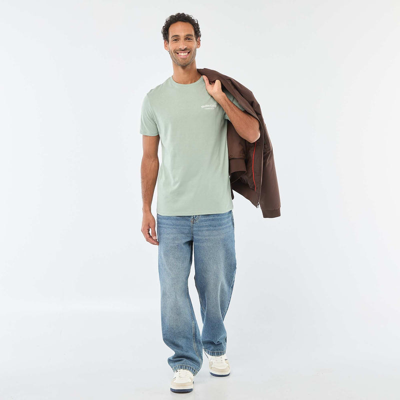T-shirt à col rond et manches courtes imprimé