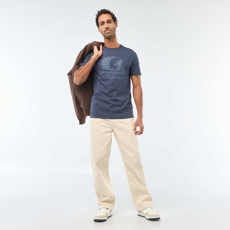 T-shirt à col rond et manches courtes imprimé