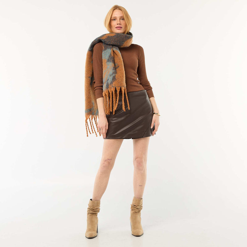 Pull col rond en rib uni