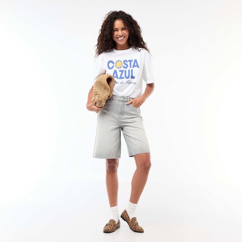 Tee-shirt oversize à message