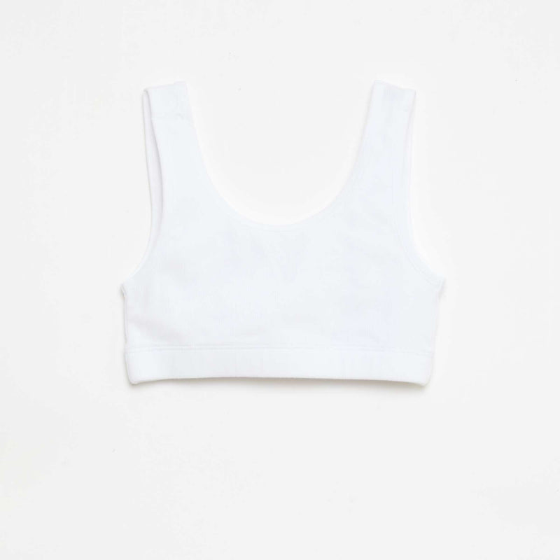 Lot de brassière en maille côtelée