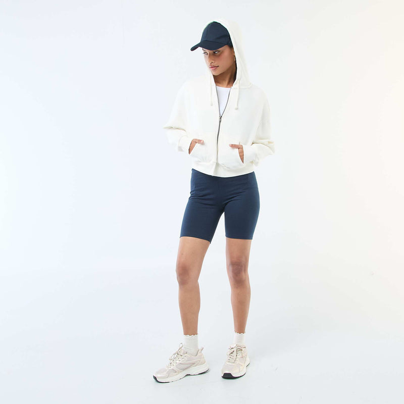 Sweat à capuche crop top