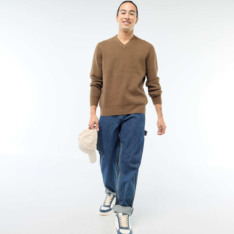 Pull en maille grosse jauge