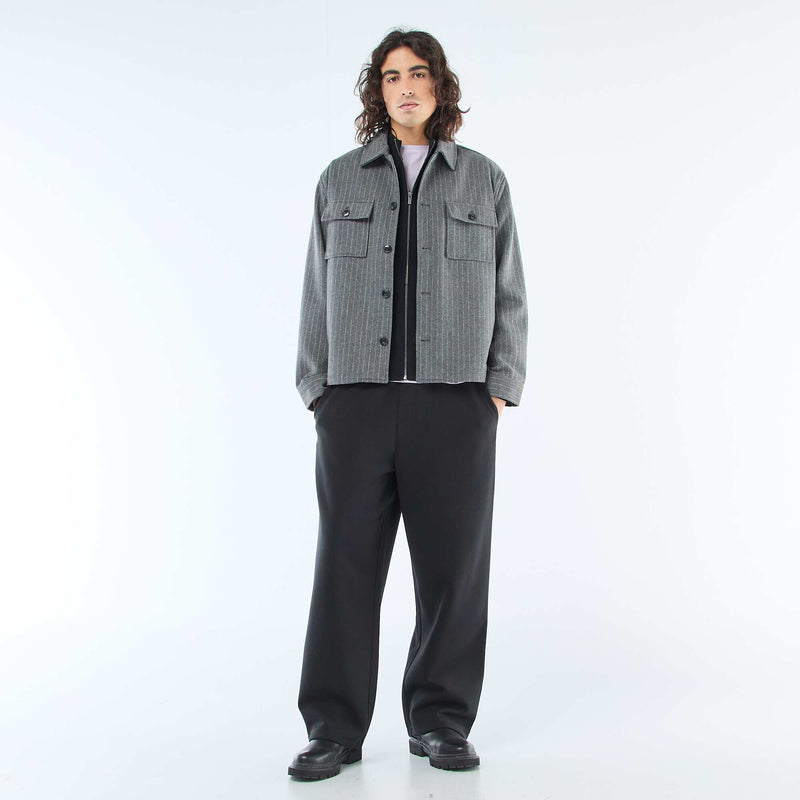 Gilet chaud zippé à col montant
