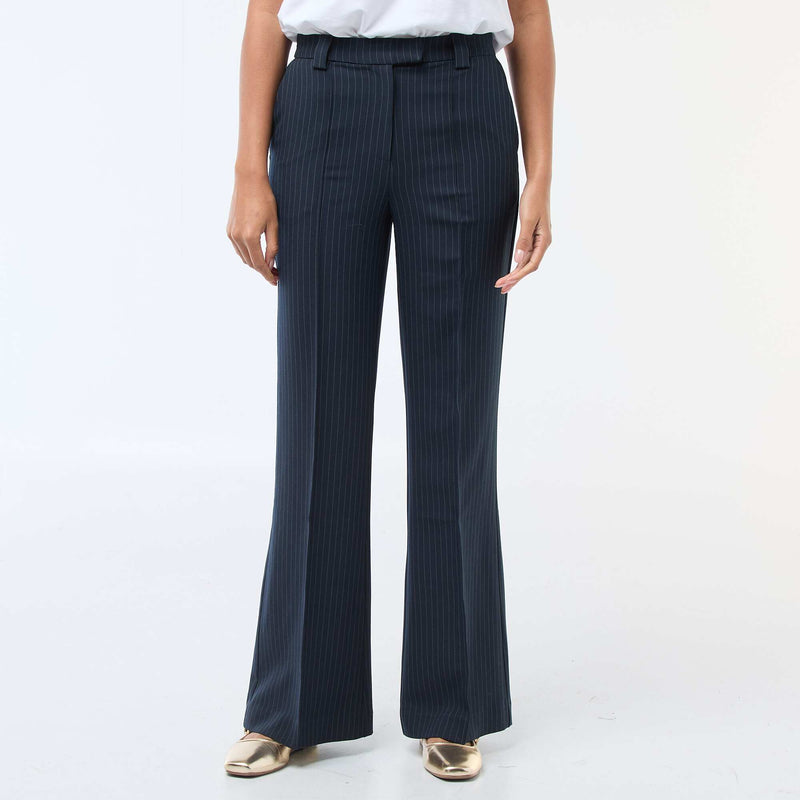 Pantalon évasé uni