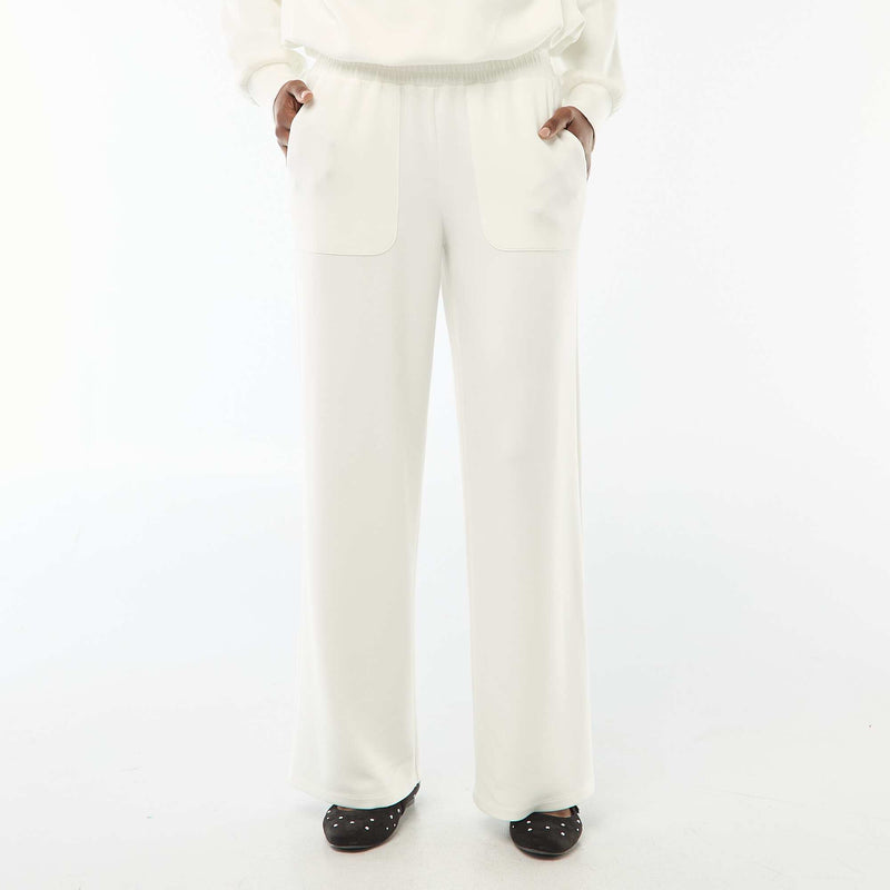 Pantalon jogging large maille douce