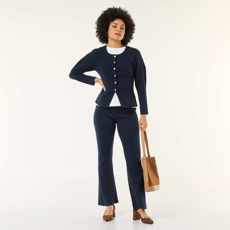 Gilet avec boutons dorés