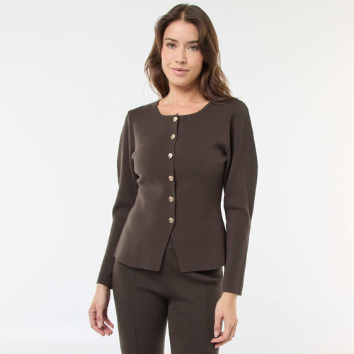 Gilet avec boutons dorés