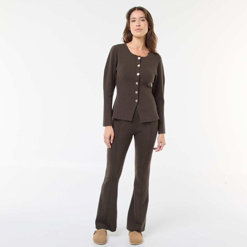 Gilet avec boutons dorés