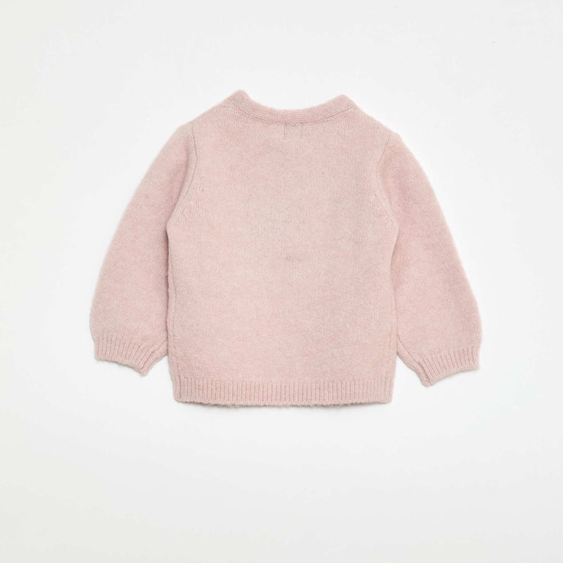 Pull en maille à motif fantaisie