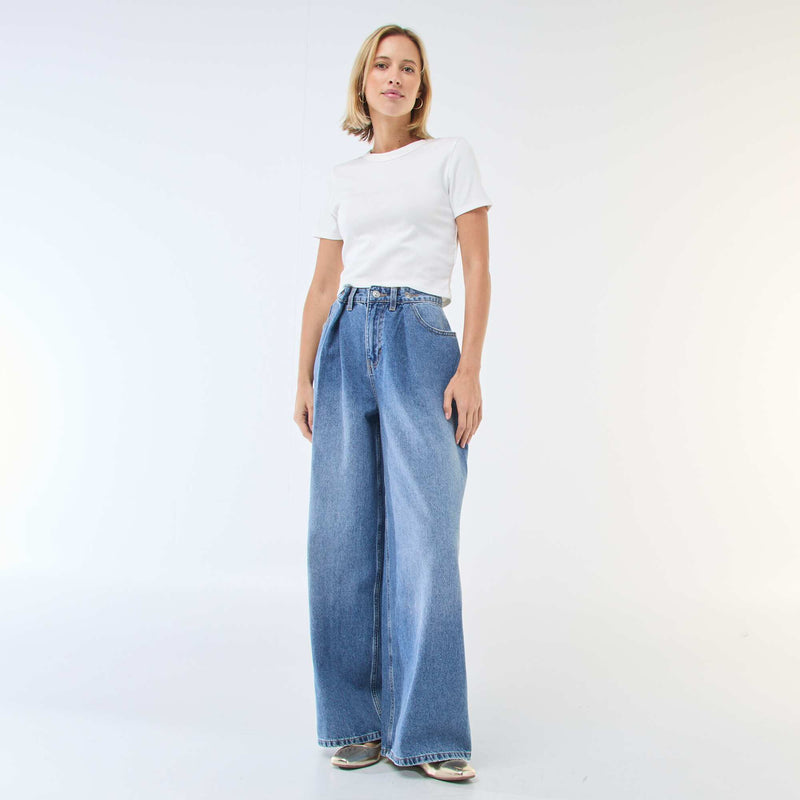 Tee-shirt crop top basique