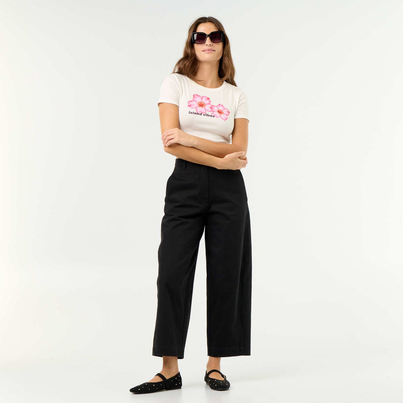 T-shirt imprimé à manches courtes à motif