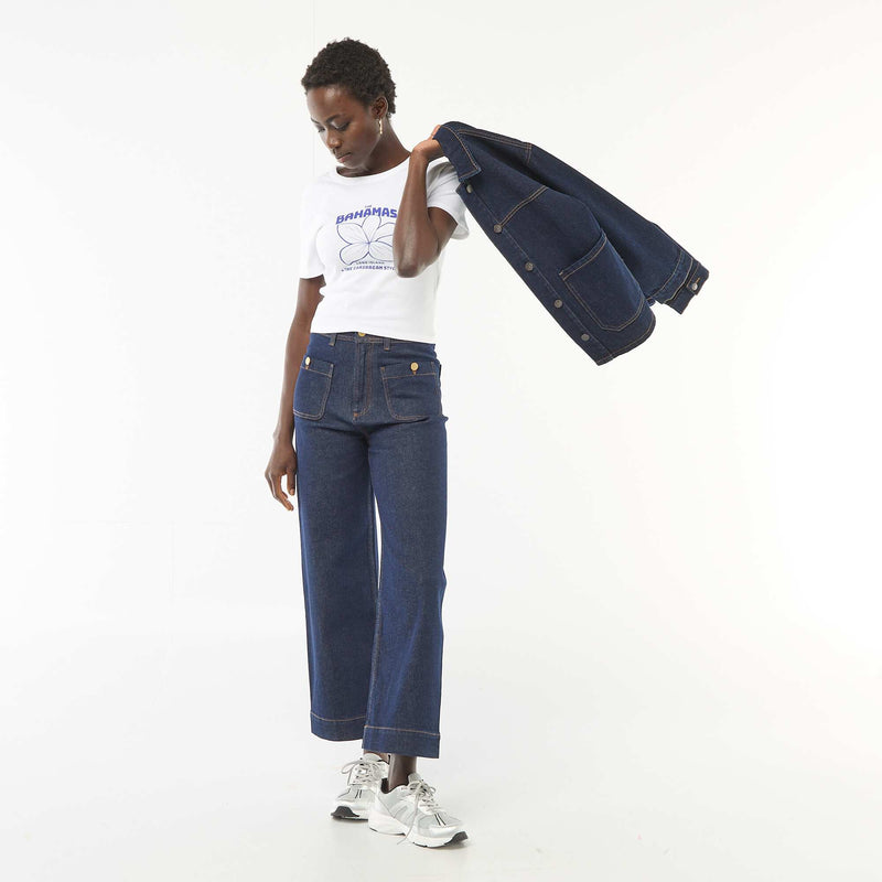 T-shirt imprimé à manches courtes à motif