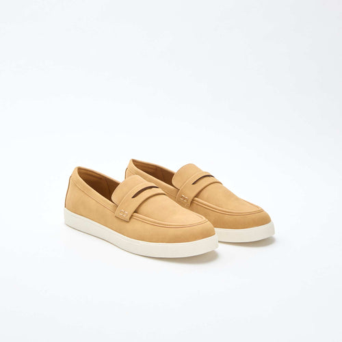 Mocassins en suédine