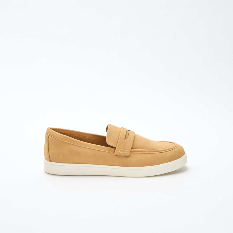 Mocassins en suédine