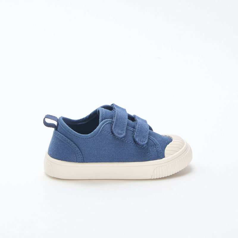 Baskets en toile unie