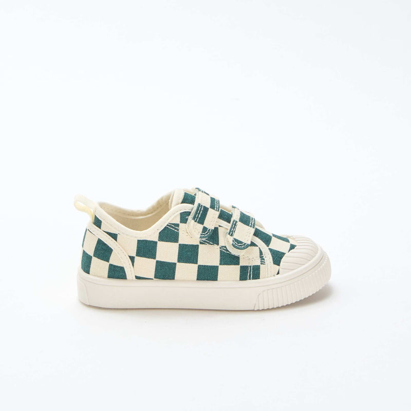 Baskets en toile unie
