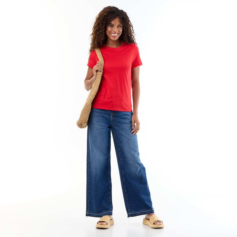 Tee-shirt en jersey manches courtes