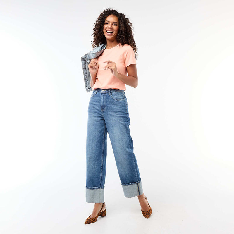 Tee-shirt en jersey manches courtes