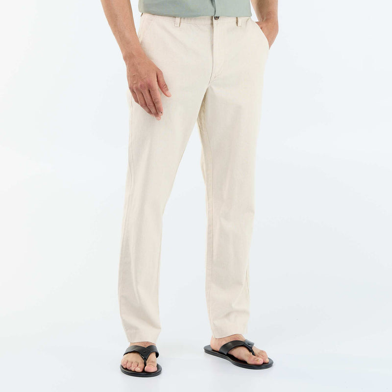 Chino uni taille standard