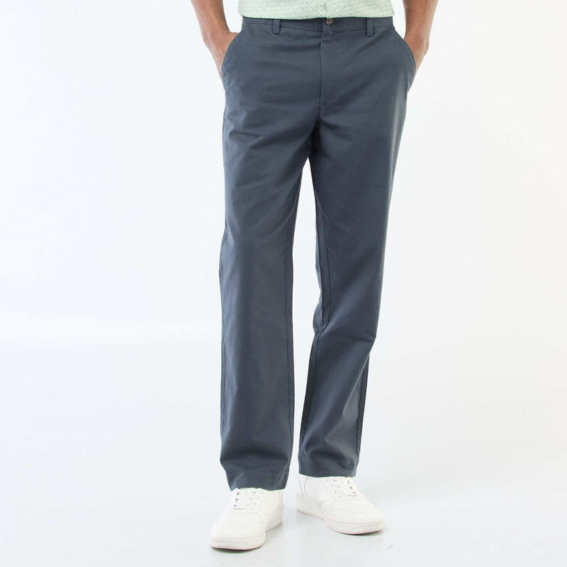 Chino uni taille standard