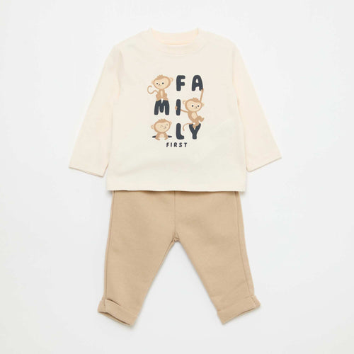 Ensemble t-shirt + pantalon - 2 pièces