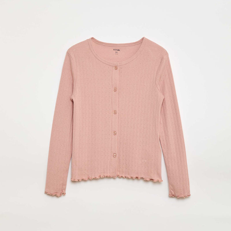 Ensemble de pyjama en maille pointelle - 2 pièces