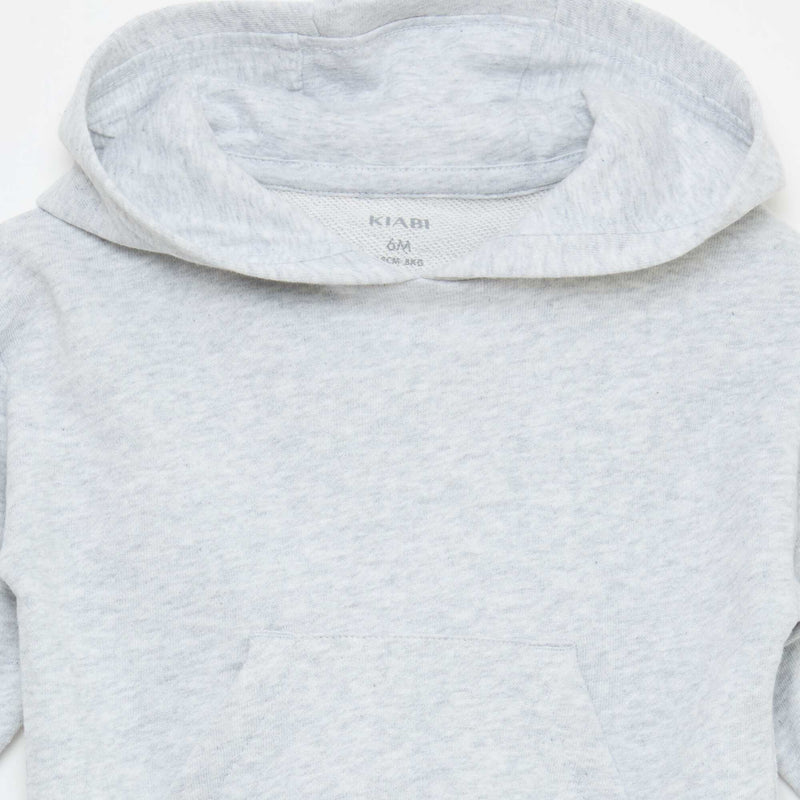 Ensemble sweat à capuche + jogging monochrome - 2 pièces
