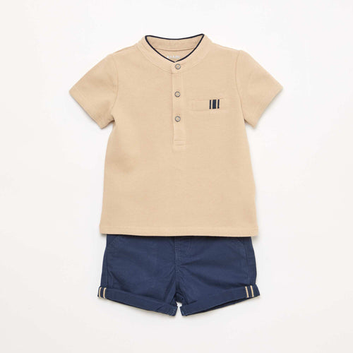 Ensemble polo + short - 2 pièces