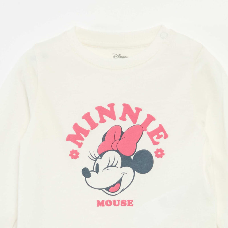 T-shirt imprimé 'Minnie' à manches longues