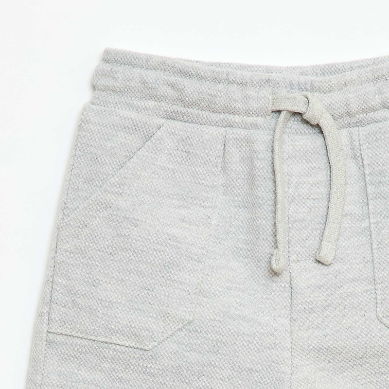 Pantalon relax en maille piquée