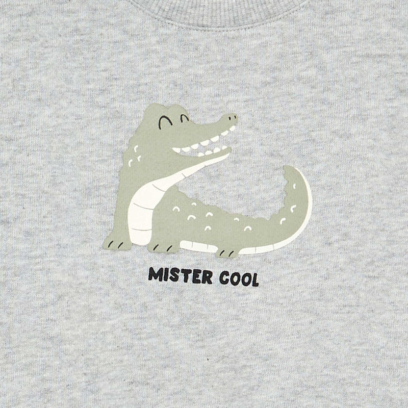 Sweat en molleton léger imprimé
