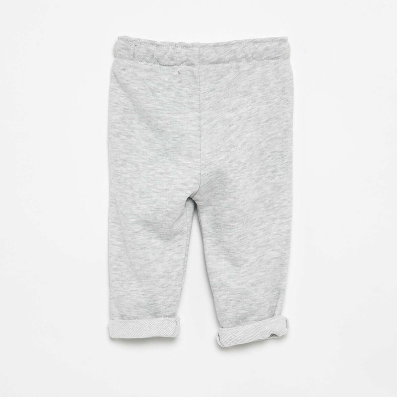 Pantalon jogging en molleton non gratté