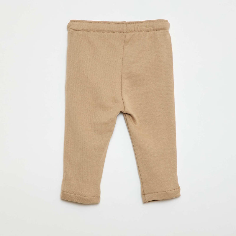 Pantalon jogging en molleton non gratté