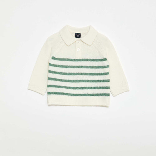 Pull en maille à rayures